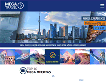 Tablet Screenshot of megatravel.com.mx